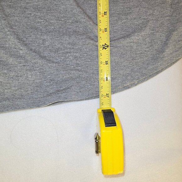 Saloogoe Grey Gray Loose Fit Pleated Square Neck Sleeveless Tank Top Size XL - Picture 5 of 5